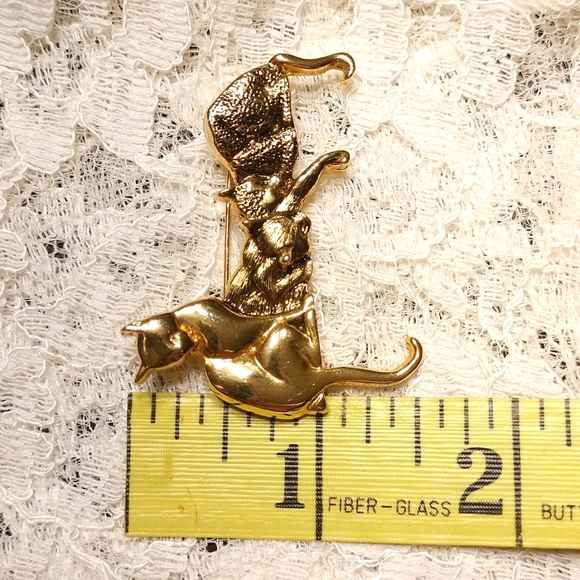 ⚜️ Vintage Triple Cat Pin - MFA - Picture 8 of 10